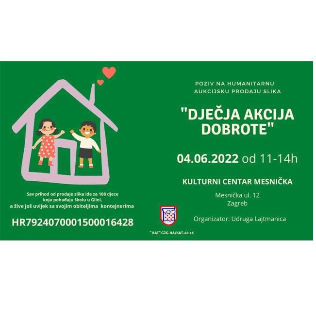 Read more about the article Humanitarna prodajna izložba: Dječja akcija dobrote!